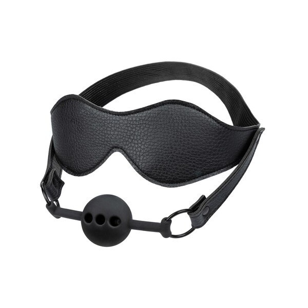 Nocturnal Collection Eye Mask and Breathable Ball Gag 1