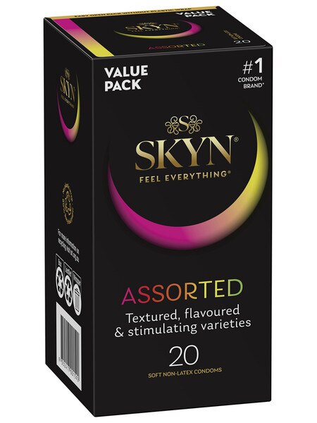 SKYN Assorted Soft Non-Latex Condoms 20 Pack